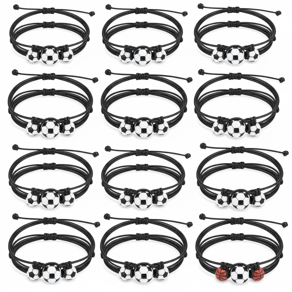 20 Bracelets Soccer