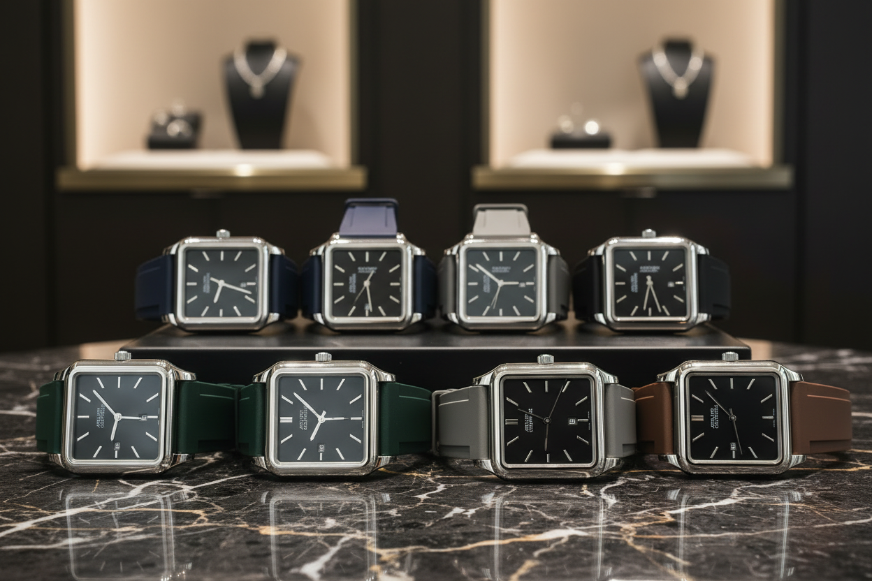 6 montres regroupées