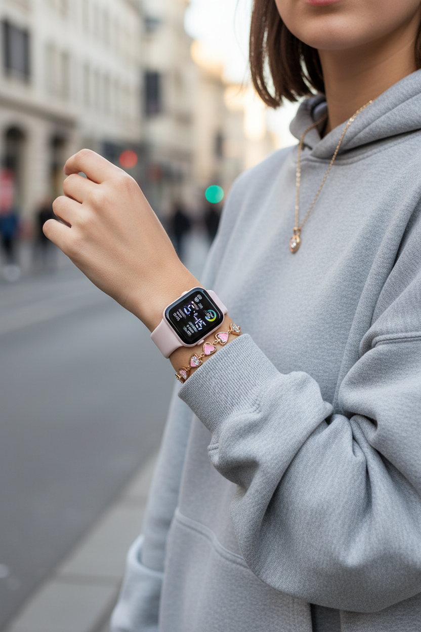 Set Bijoux & Montre Électronique | 5 ou 6 Pièces Tendance