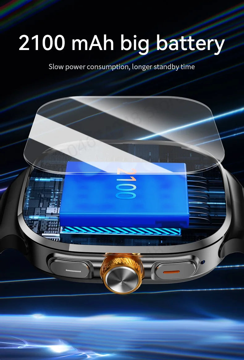 M99 Smartwatch 5G — Écran AMOLED 2,4" | Caméra Rotative | GPS, NFC, Wi-Fi | Android Wear
