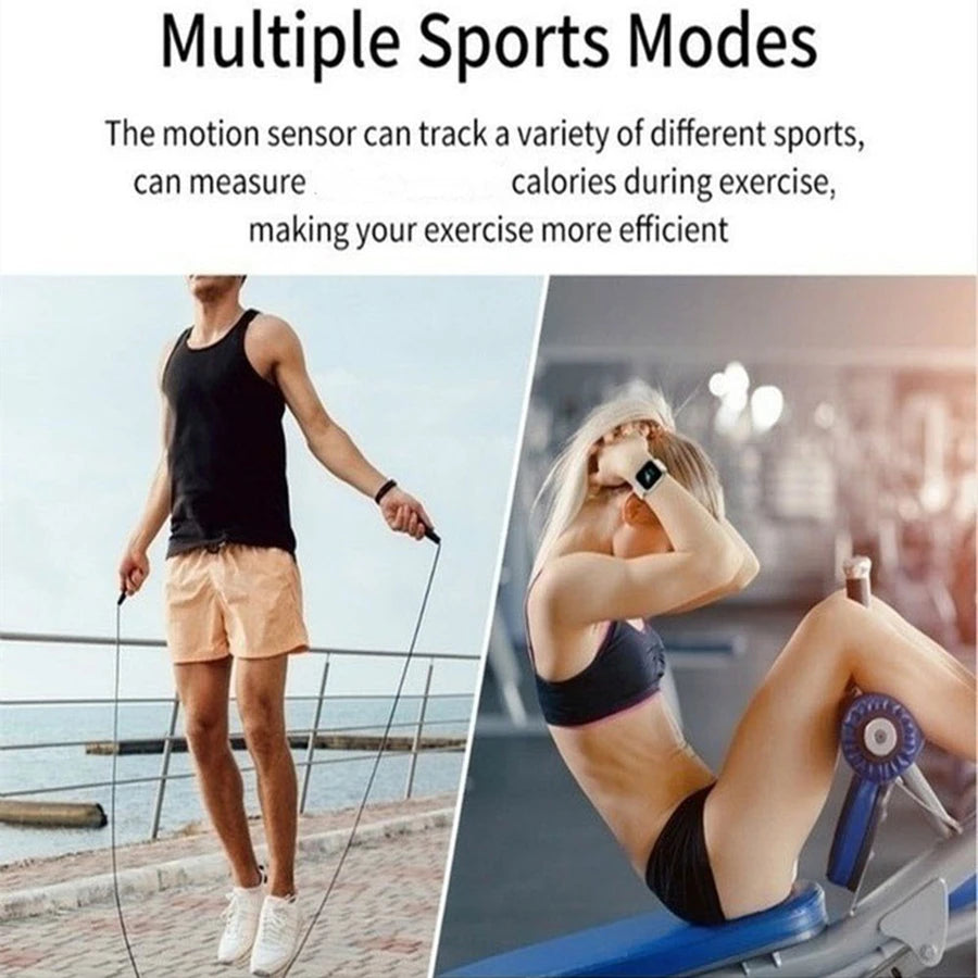 Bracelet Connecté Sport — Bluetooth, Contrôle Musical & Fitness