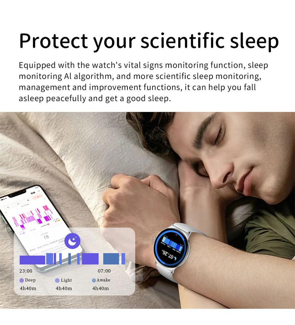 Kadınlar için Ultra İnce Akıllı Saat – 1,43” AMOLED Ekran ve Bluetooth Aramaları
