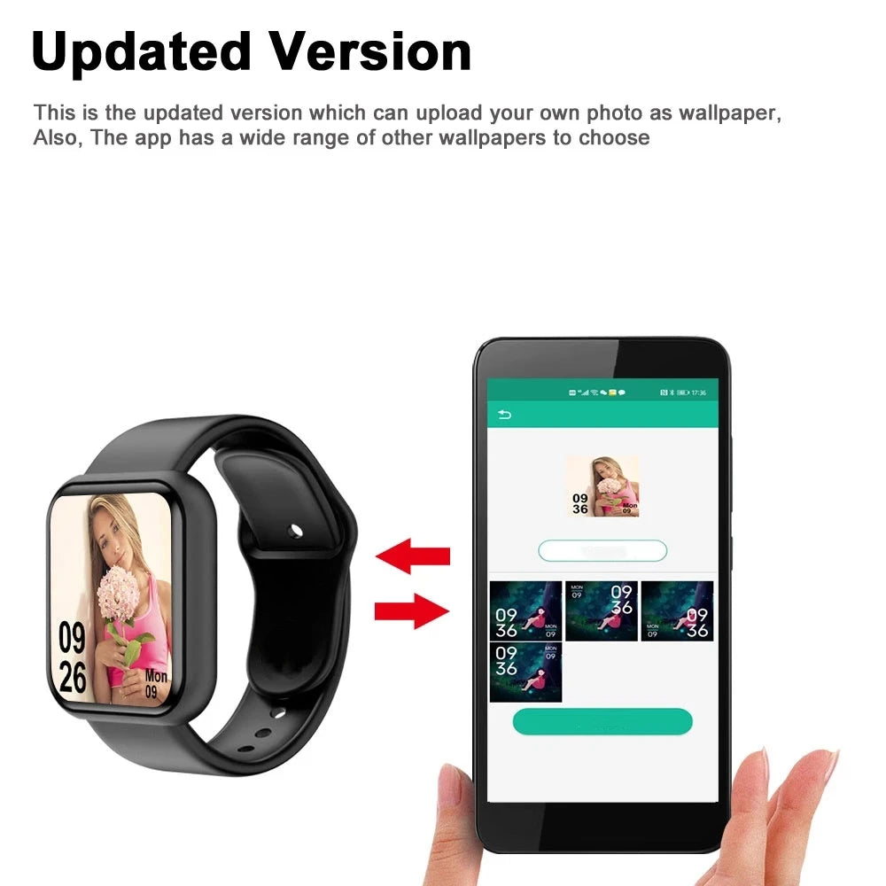 Bracelet Connecté Sport — Bluetooth, Contrôle Musical & Fitness