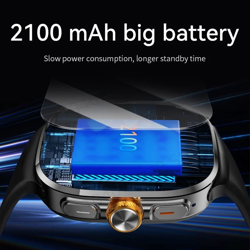 M99 Smartwatch 5G — Écran AMOLED 2,4" | Caméra Rotative | GPS, NFC, Wi-Fi | Android Wear