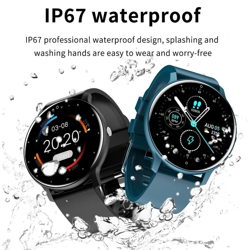 Montre Connectée LIGE — Écran Rond Tactile, Appel Bluetooth, Suivi Santé & Sport