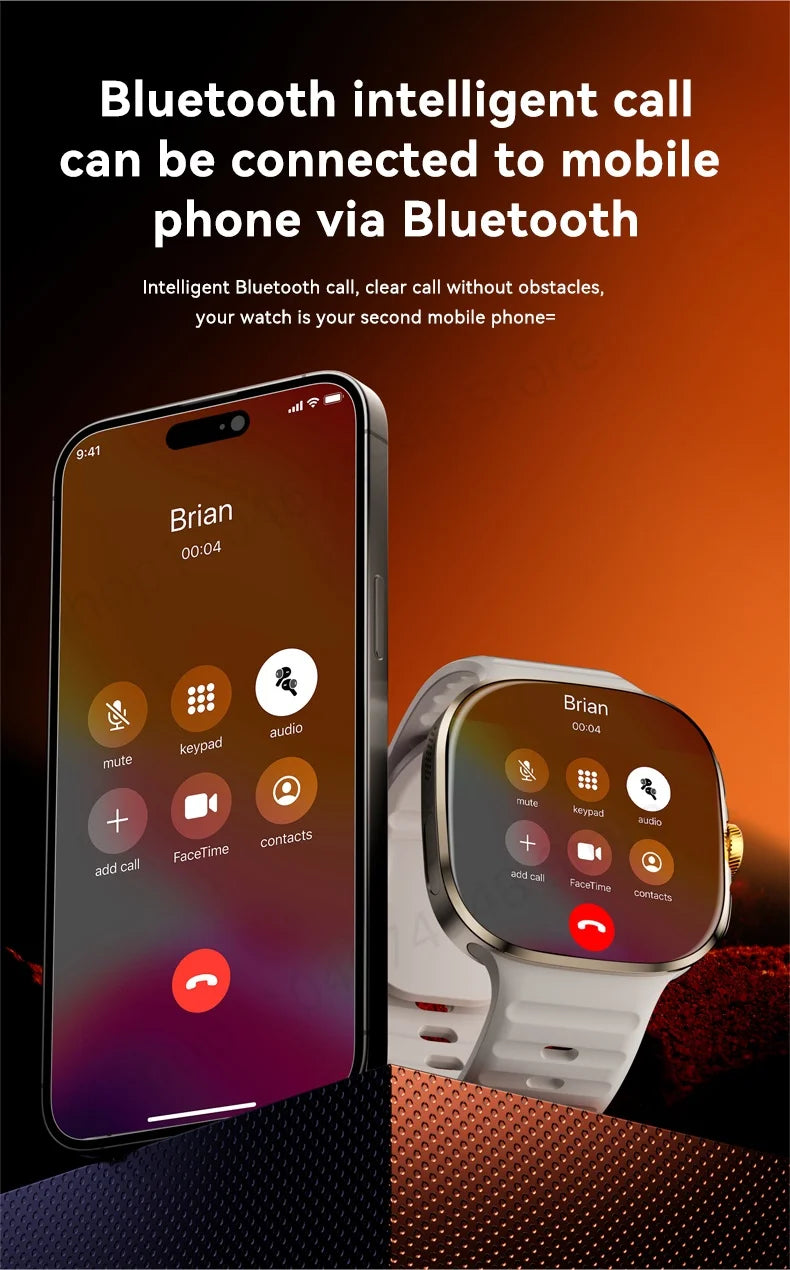 M99 Smartwatch 5G — Écran AMOLED 2,4" | Caméra Rotative | GPS, NFC, Wi-Fi | Android Wear