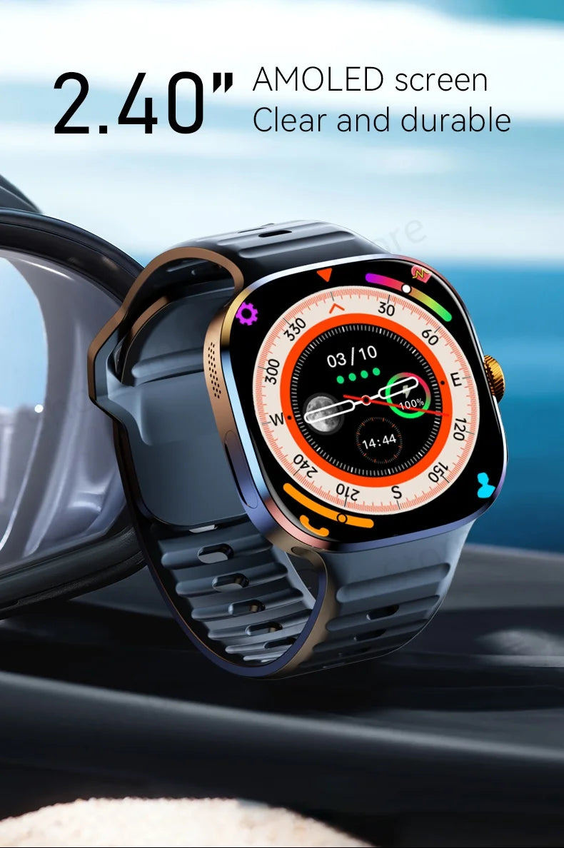 M99 Smartwatch 5G — Écran AMOLED 2,4" | Caméra Rotative | GPS, NFC, Wi-Fi | Android Wear