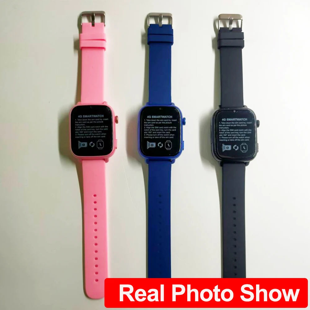Montre Connectée Enfant 4G — GPS, Appel Vidéo, SOS & Caméra