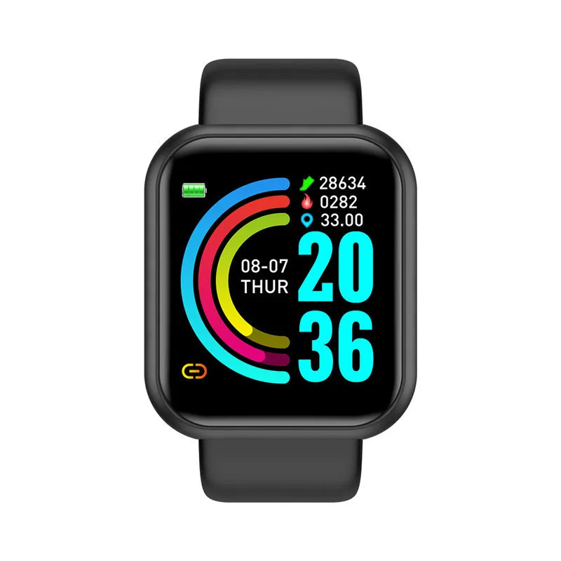 Bracelet Connecté Sport — Bluetooth, Contrôle Musical & Fitness