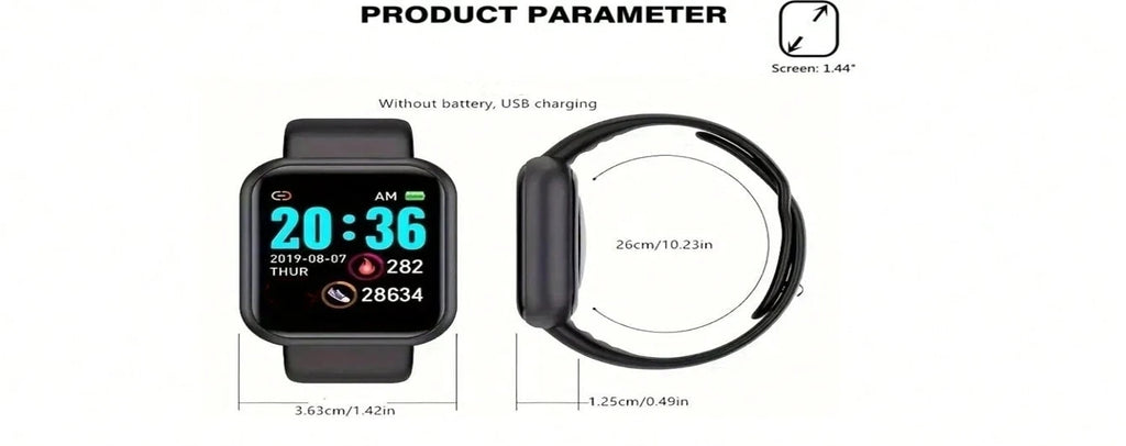 Bracelet Connecté Sport — Bluetooth, Contrôle Musical & Fitness