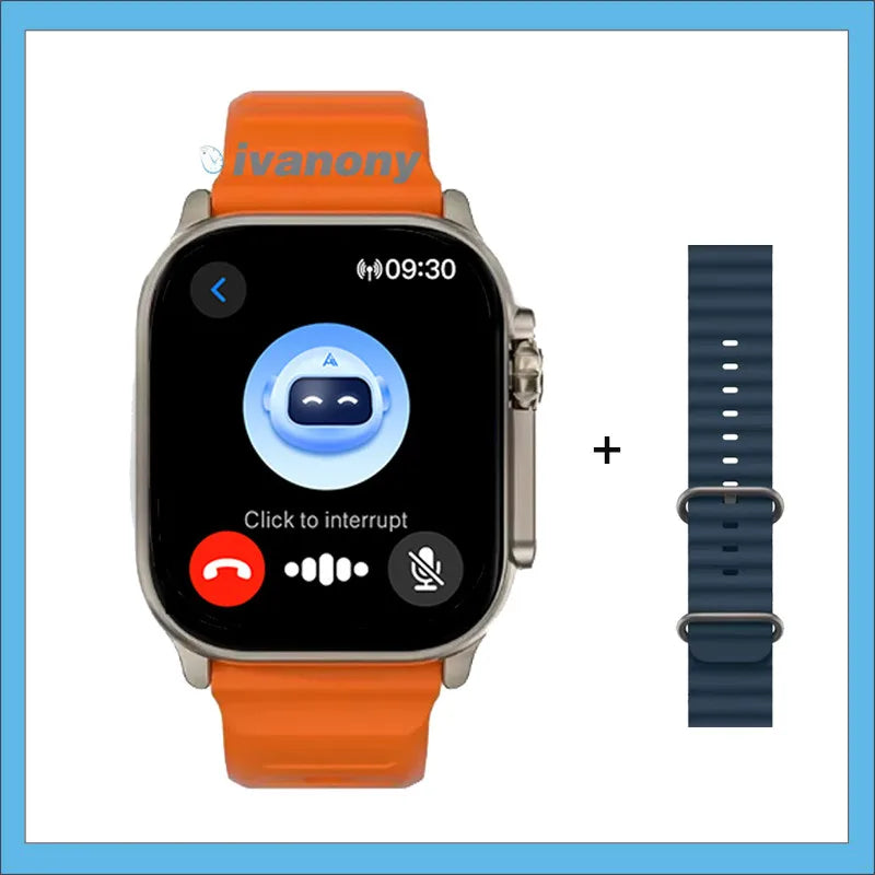 Montre Connectée HK11 Ultra 3 — Écran AMOLED 2,02", Appel Bluetooth, Boussole & IA