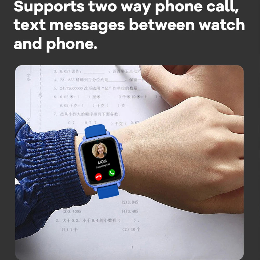 Montre Connectée Enfant 4G — GPS, Appel Vidéo, SOS & Caméra