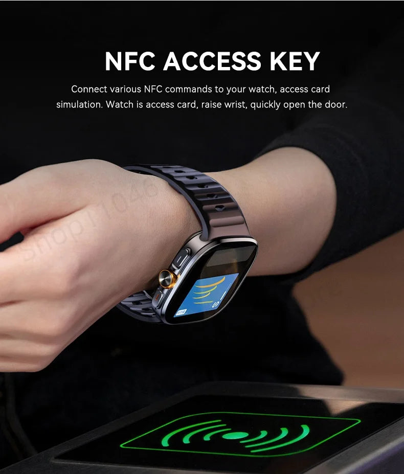 M99 Smartwatch 5G — Écran AMOLED 2,4" | Caméra Rotative | GPS, NFC, Wi-Fi | Android Wear