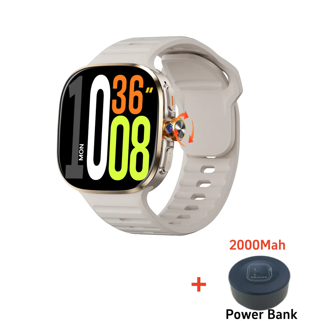 M99 Smartwatch 5G — Écran AMOLED 2,4" | Caméra Rotative | GPS, NFC, Wi-Fi | Android Wear
