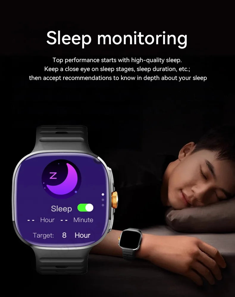 M99 Smartwatch 5G — Écran AMOLED 2,4" | Caméra Rotative | GPS, NFC, Wi-Fi | Android Wear