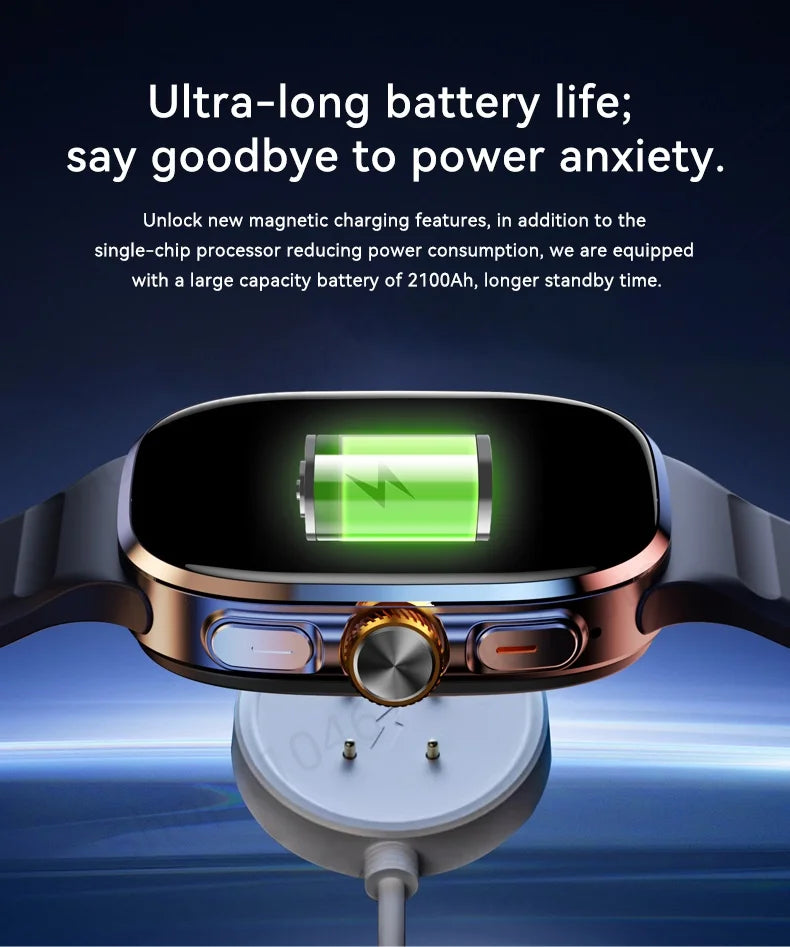 M99 Smartwatch 5G — Écran AMOLED 2,4" | Caméra Rotative | GPS, NFC, Wi-Fi | Android Wear