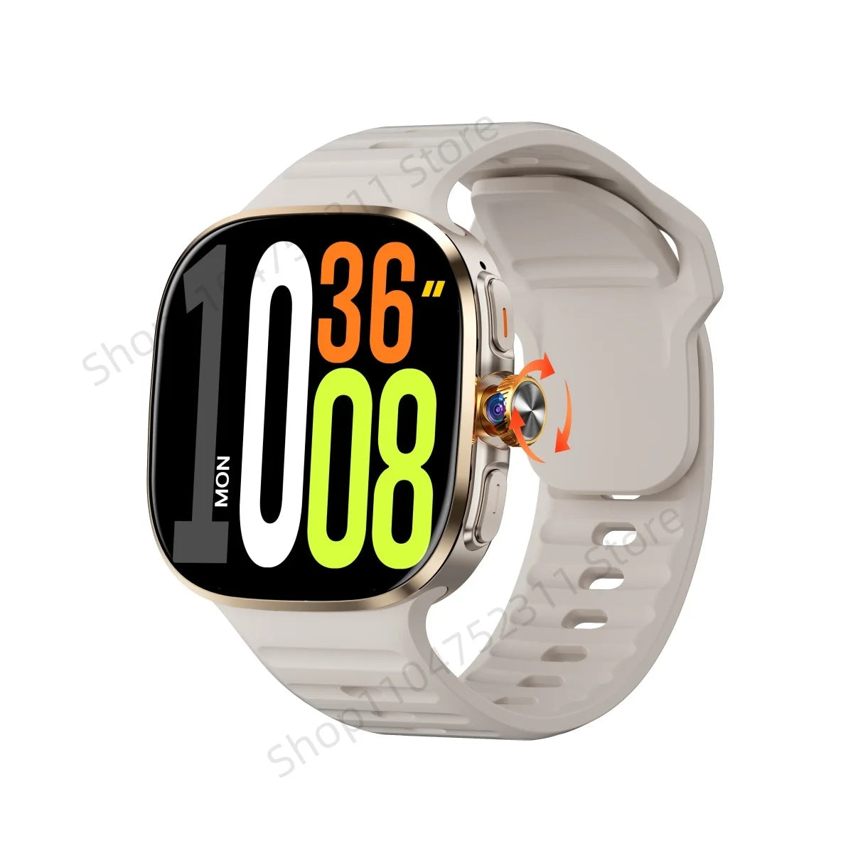 M99 Smartwatch 5G — Écran AMOLED 2,4" | Caméra Rotative | GPS, NFC, Wi-Fi | Android Wear