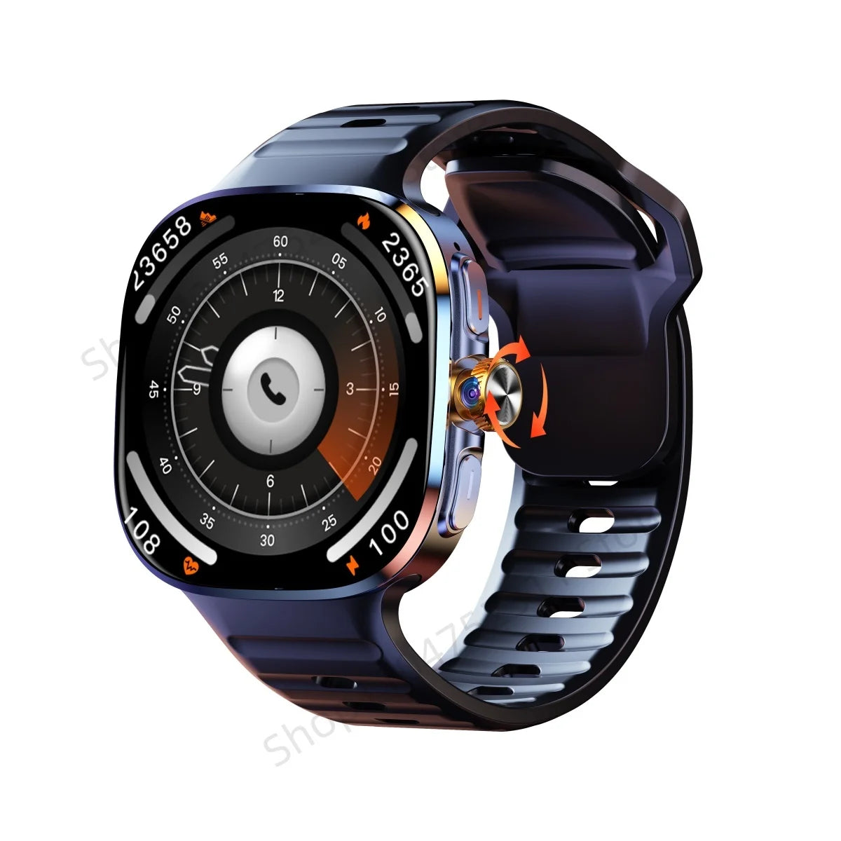 M99 Smartwatch 5G — Écran AMOLED 2,4" | Caméra Rotative | GPS, NFC, Wi-Fi | Android Wear
