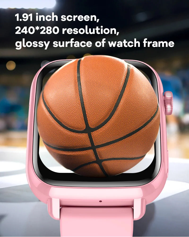 Montre Connectée Enfant 4G — GPS, Appel Vidéo, SOS & Caméra