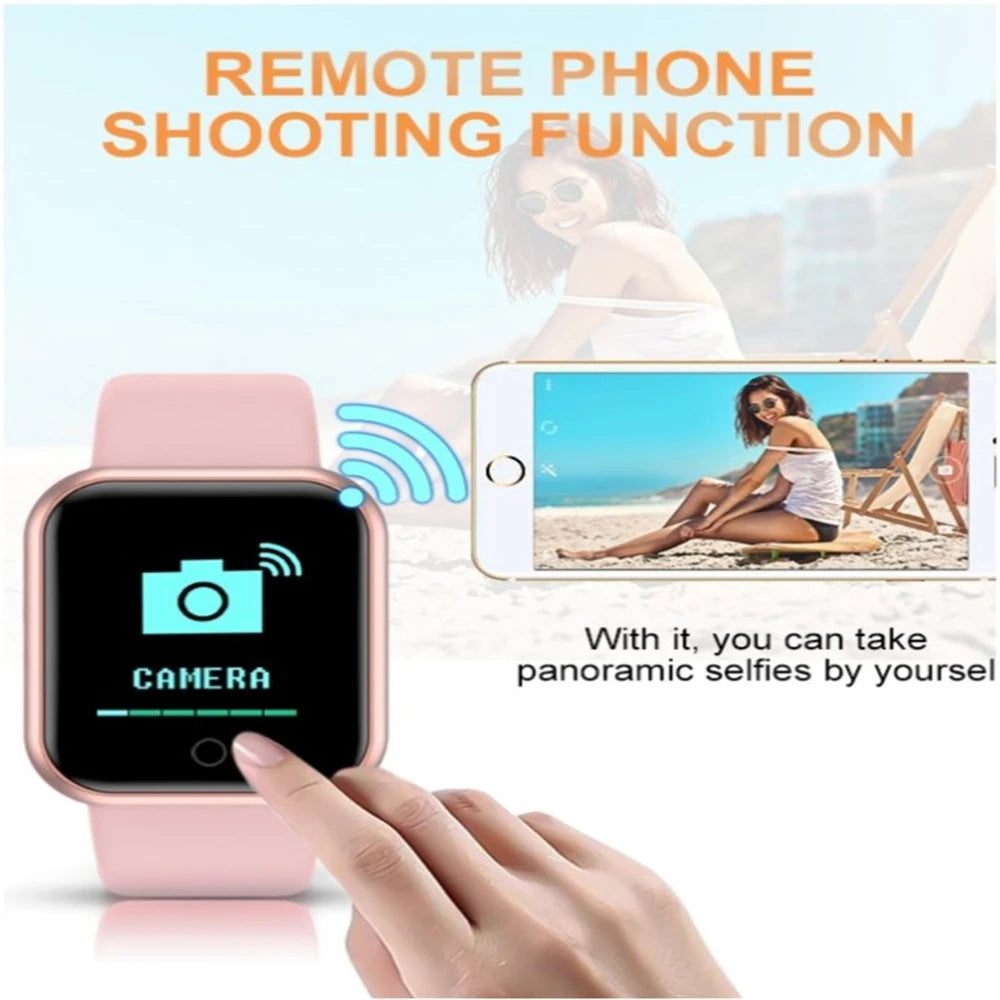 Bracelet Connecté Sport — Bluetooth, Contrôle Musical & Fitness