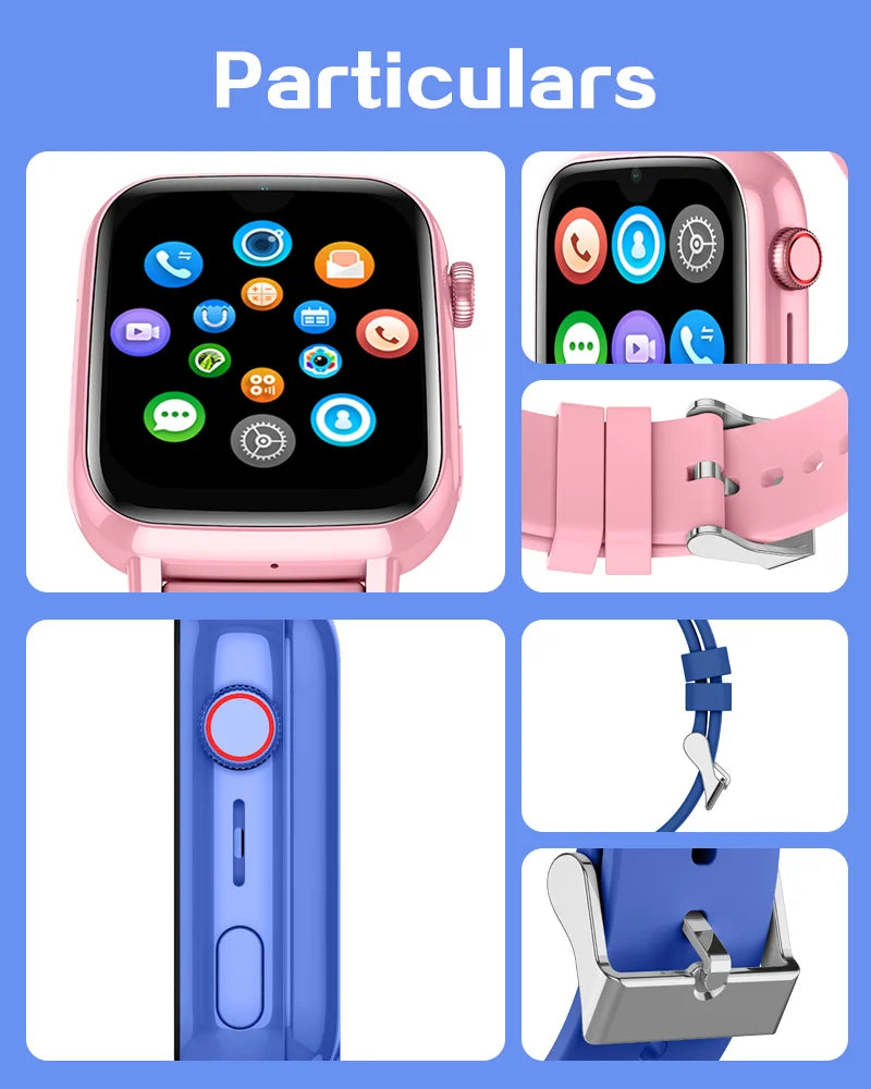 Montre Connectée Enfant 4G — GPS, Appel Vidéo, SOS & Caméra