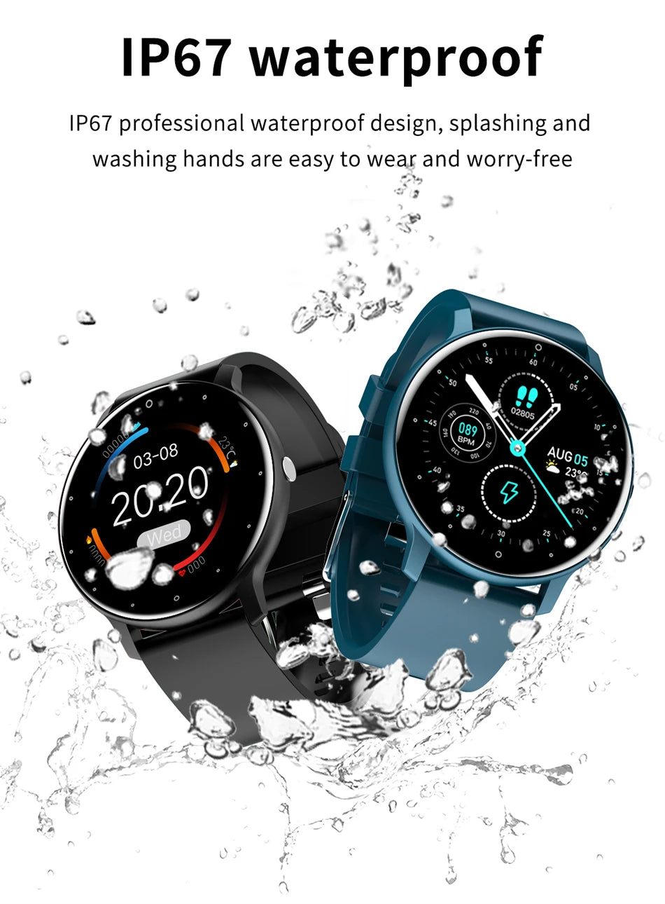 Montre Connectée LIGE — Écran Rond Tactile, Appel Bluetooth, Suivi Santé & Sport