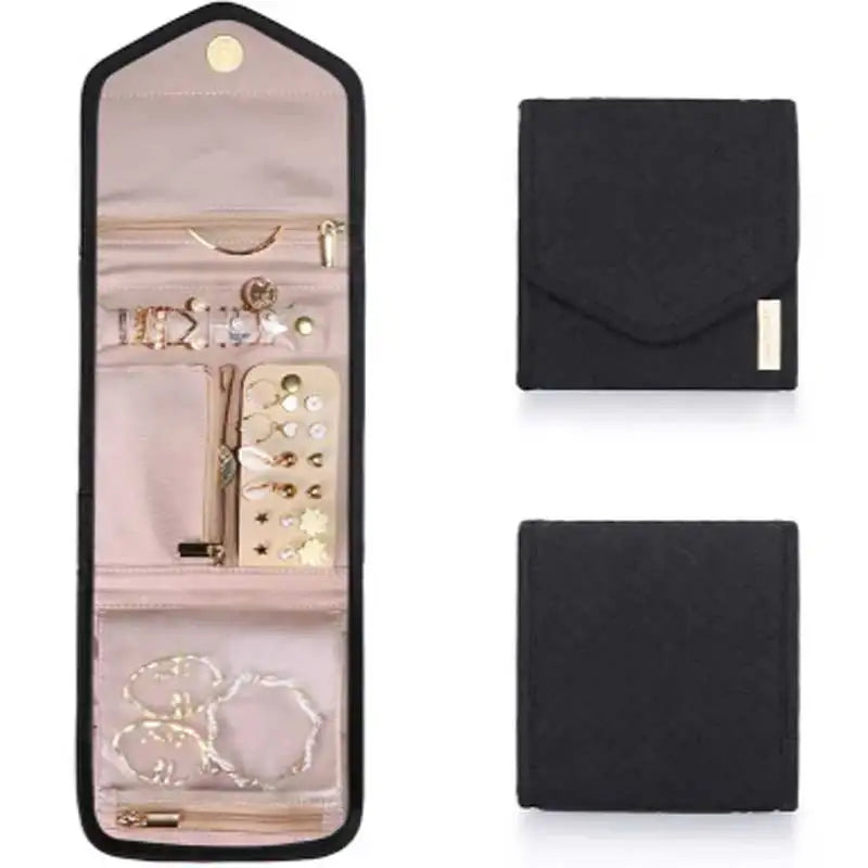 Pochette Rangement Bijoux – Organisateur de Voyage Pliable
