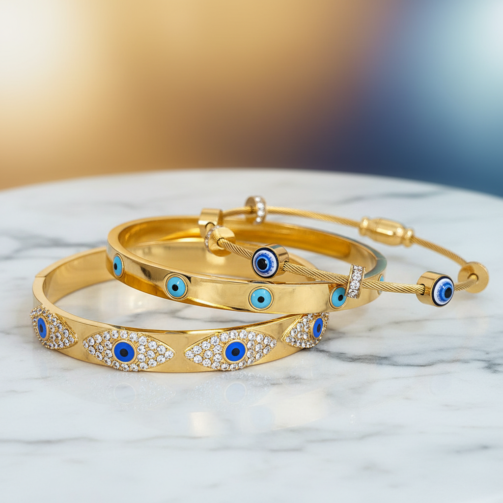 Bracelet Œil Turc - Marbre