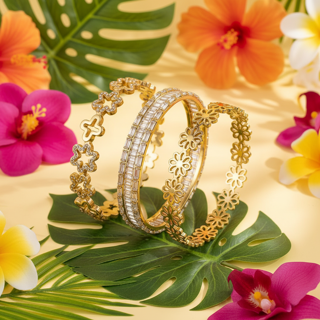 Bracelets fond été