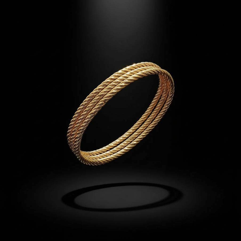Joncs or fond noir Cartier
