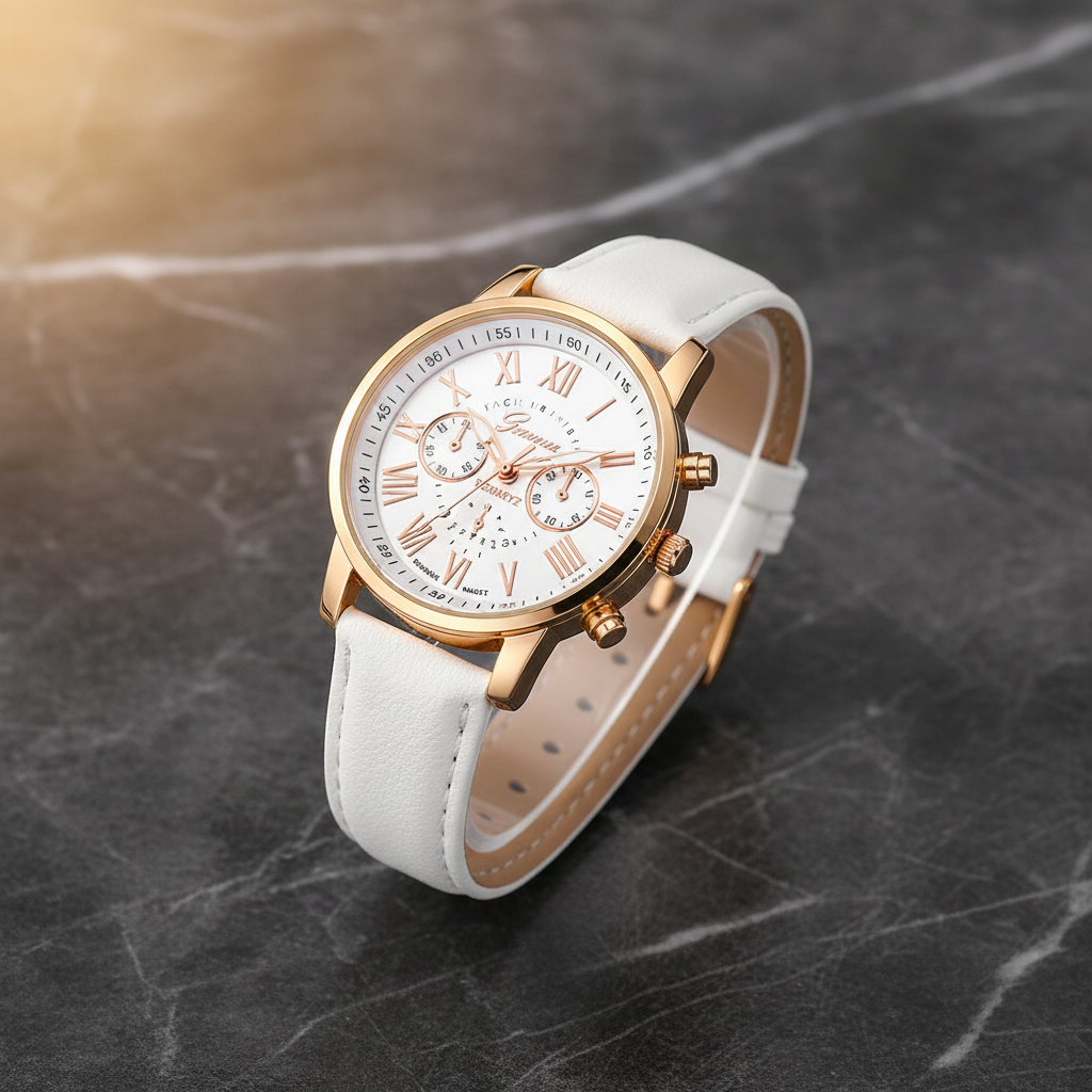 Montre Blanc Or
