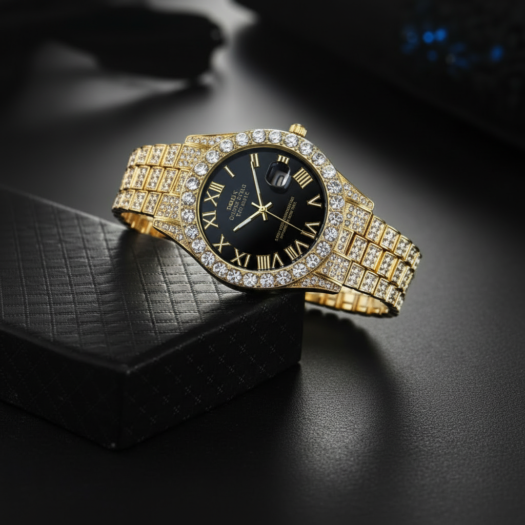Montre cadran noir