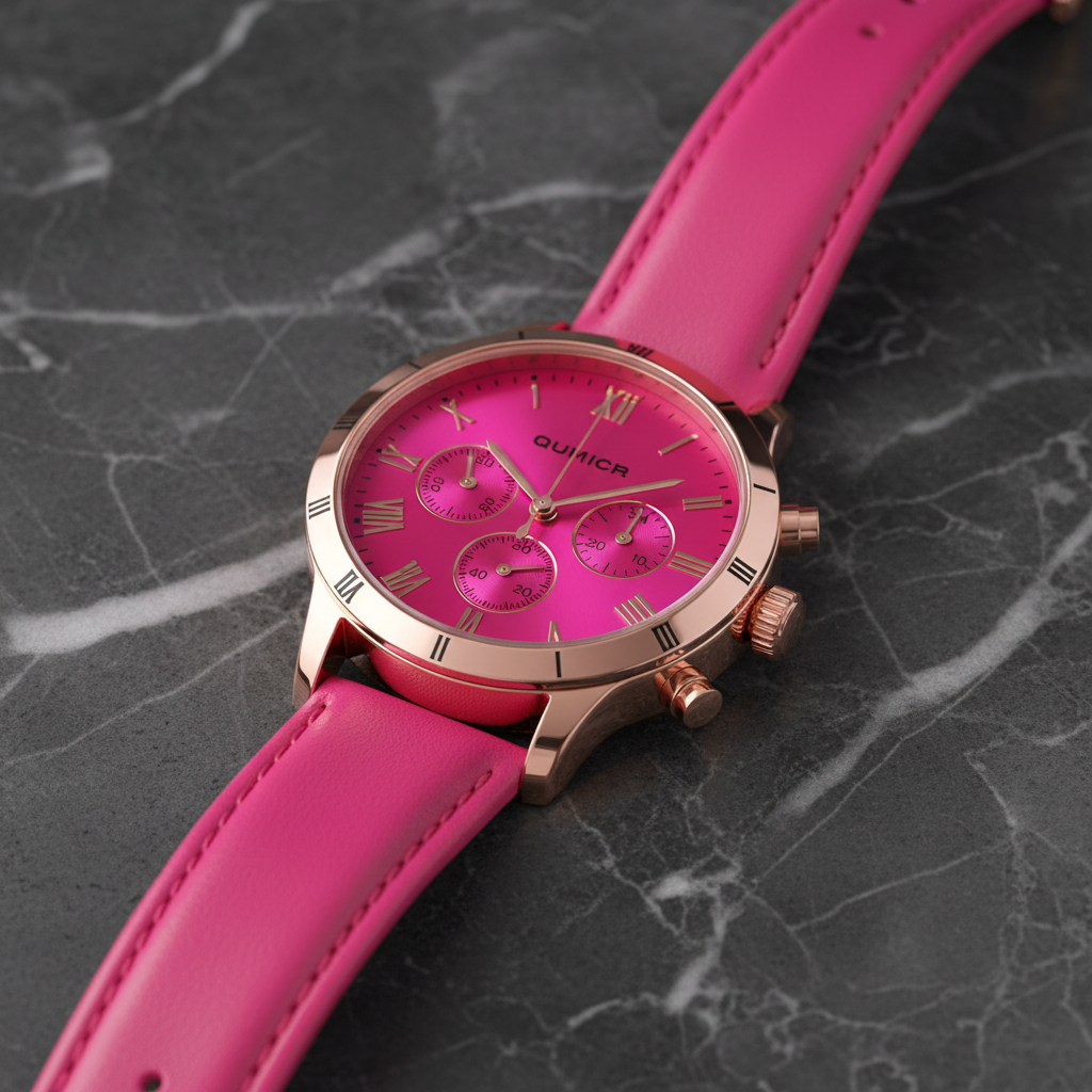 Montre Rose Vif