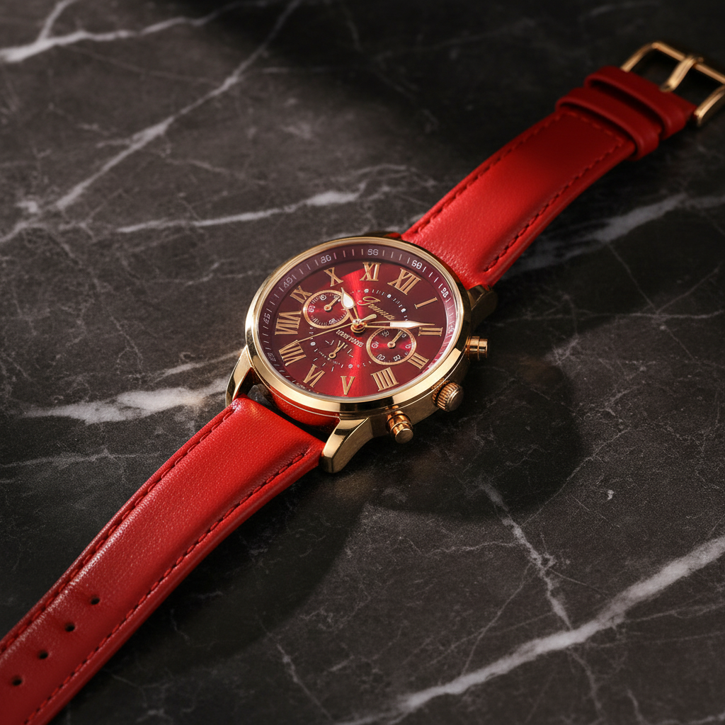 Montre Rouge Or