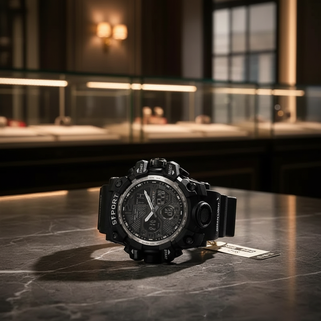 Montre Digitale Homme YUNSHI — Sport & Casual | Lumineuse | 5 Coloris