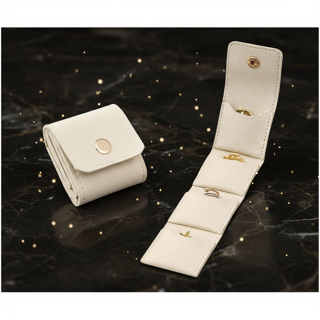 Pochette beige animée