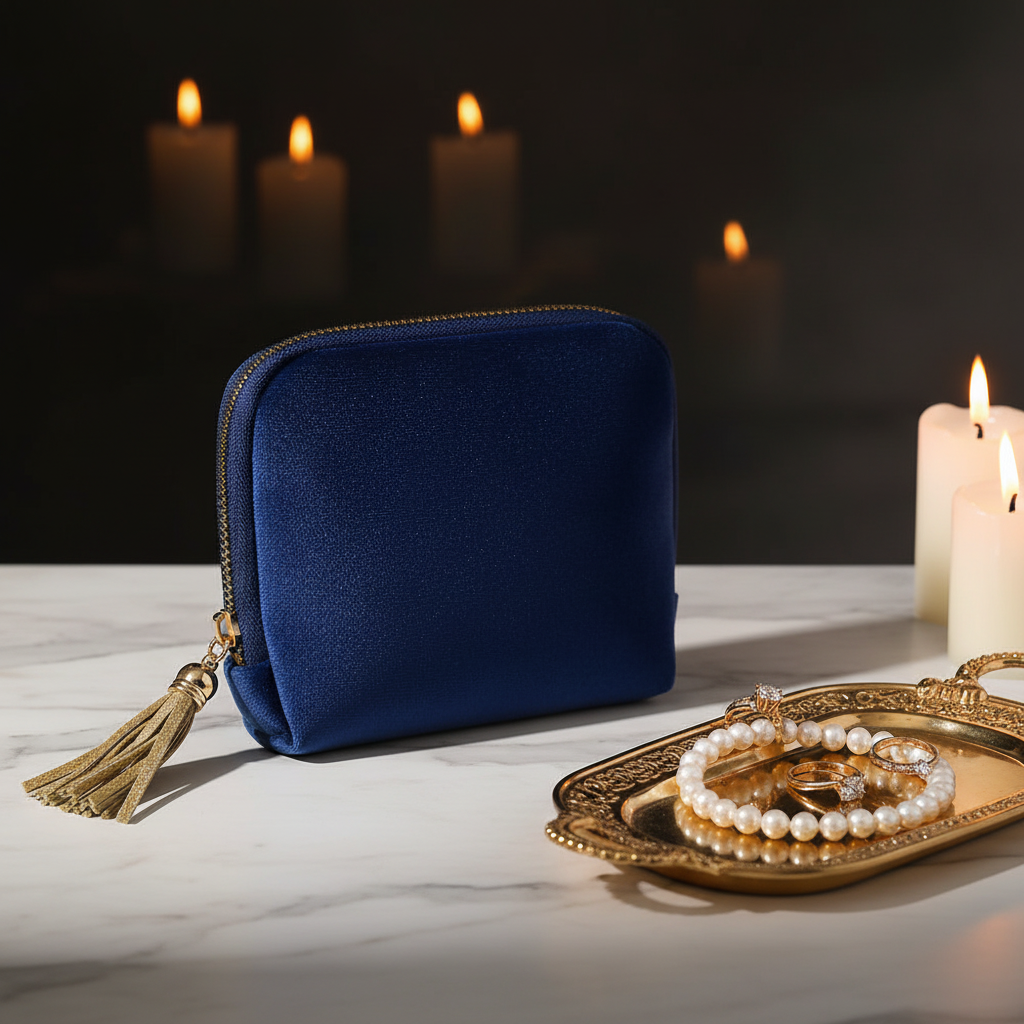Sac de Rangement Bijoux Portable – Colliers, Boucles & Bracelets