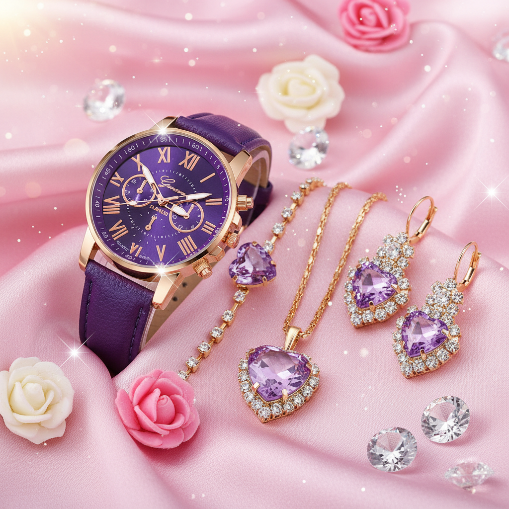 Set soie rose