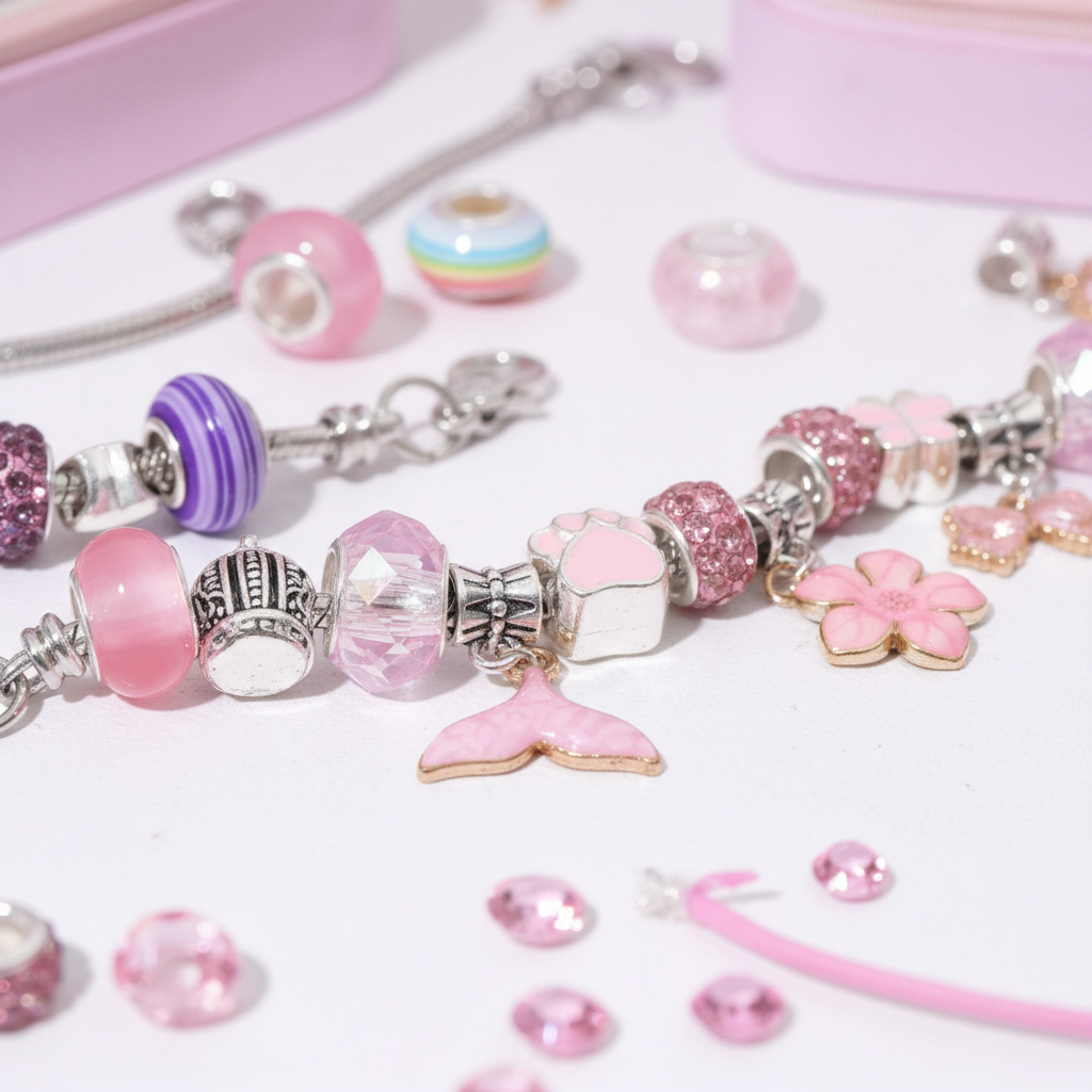 Zoom bijoux roses