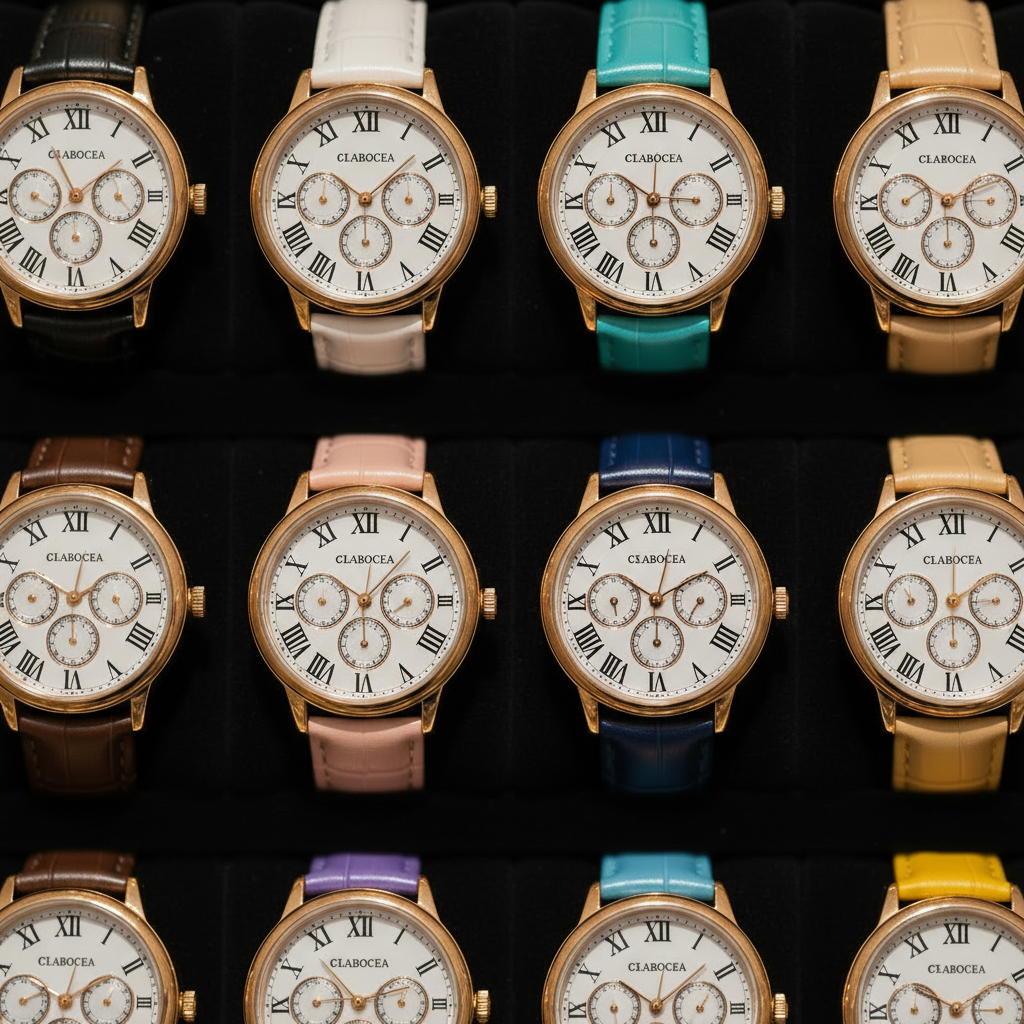 Zoom cadrans 12 montres