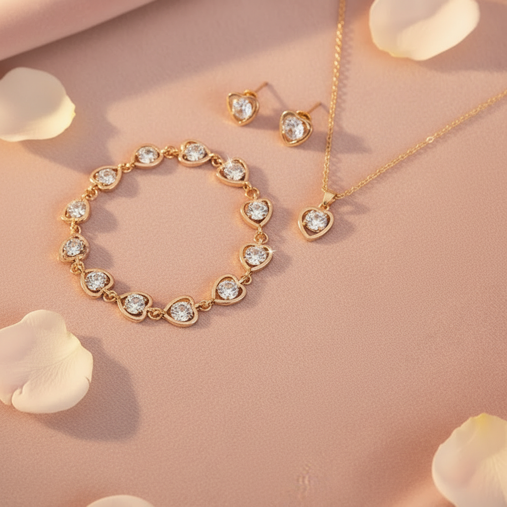 Set Bijoux & Montre Électronique | 5 ou 6 Pièces Tendance